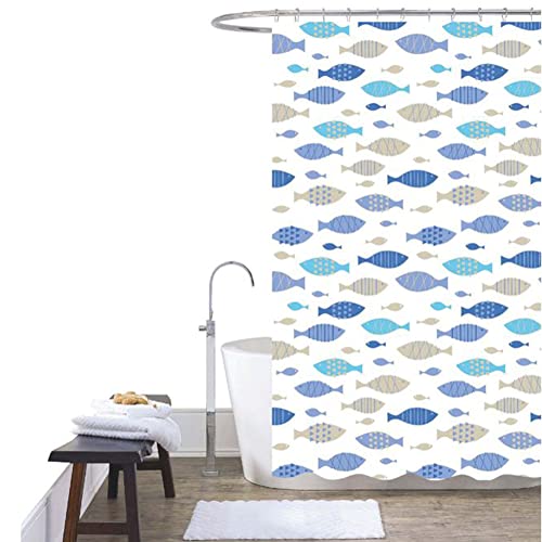 Ambesonne Collection set tenda doccia in tessuto di poliestere, Tessuto