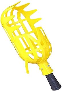 Hemoton Plastic Fruit Picker Basket Head Garden Farm Fruit Catcher Harvest Picking Tool Tree Picker Pole for Avocado Apple Orange Mango (Random Color)