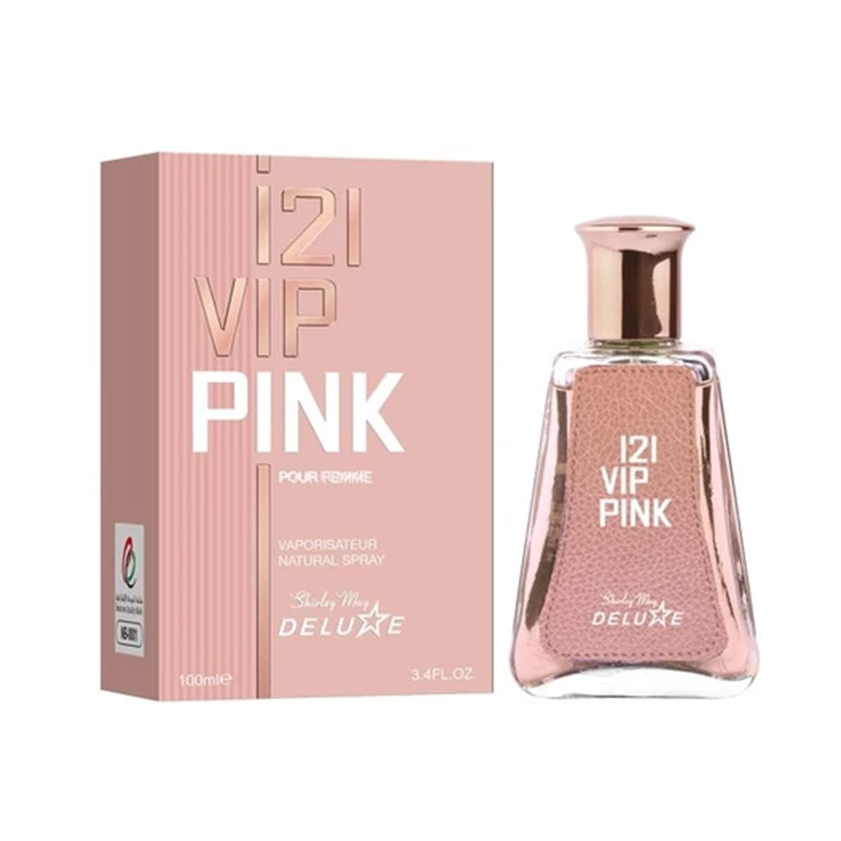 121 VIP Pink EDT Parfum Eau De Toilette Floral fragrance for Women 3.4 Fl Oz.