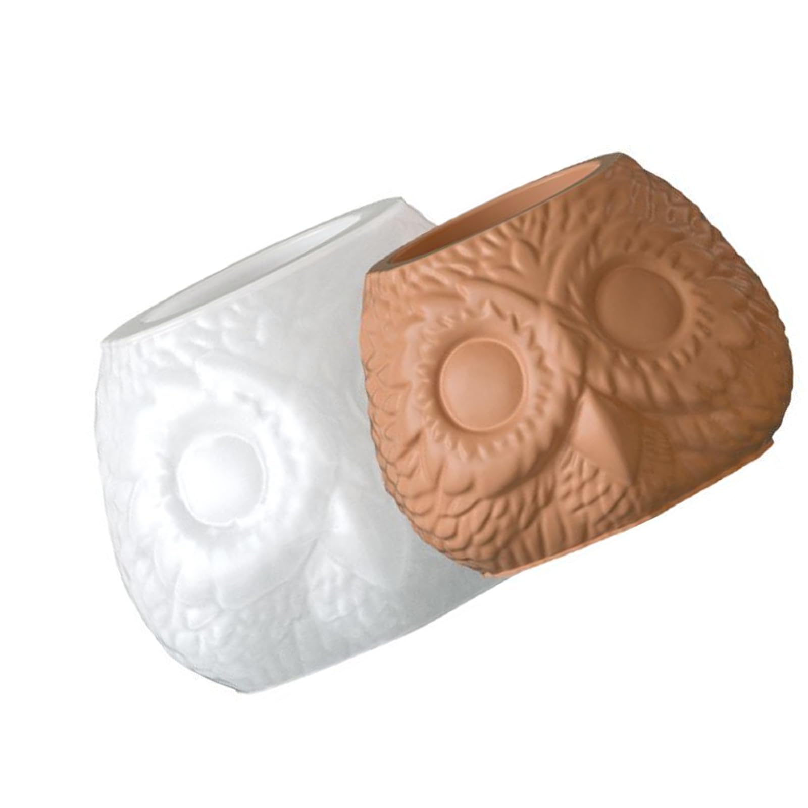 Zeiwohndc Artistic Owl Shaped Silicone for Epoxy and Desserts Safe and Portable Jewelry Planner