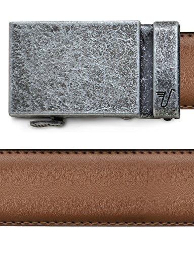 Image of Mission Belt Men's Leather Ratchet Belt, 40mm Metal Collection