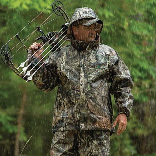 Frogg Toggs Men's Standard Classic Pro Action Waterproof Breathable Rain Jacket, Mossy Oak Bottomland, Large #TOP3