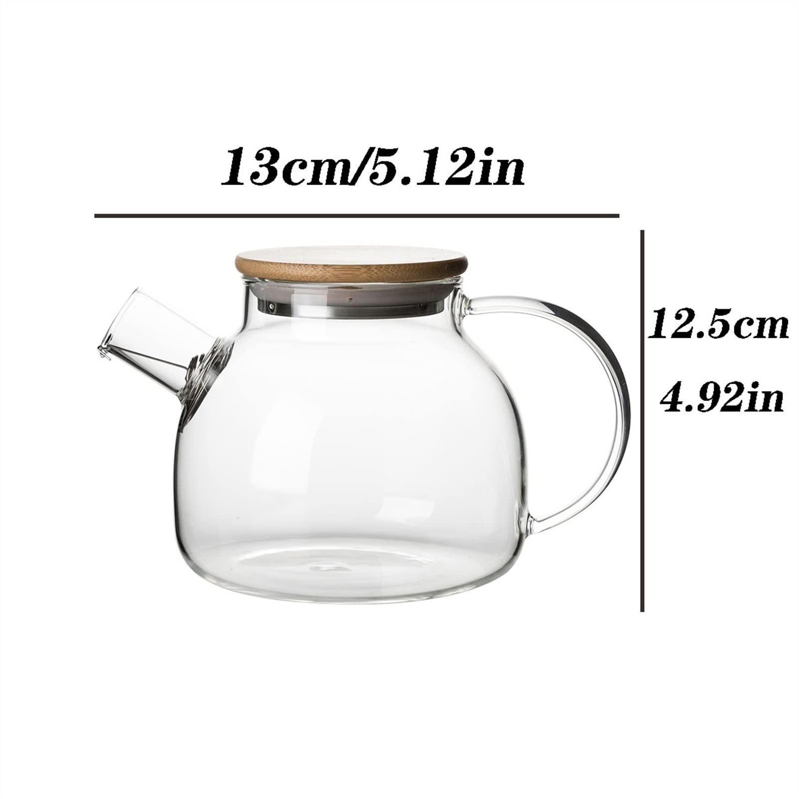 Czajnik 1000 ml oporne na ciepło szklane czajnicze o dużej pojemności producent herbaty z sitkiem do zielonej herbaty czarna herbata herbata owocowa herbata Czajnik