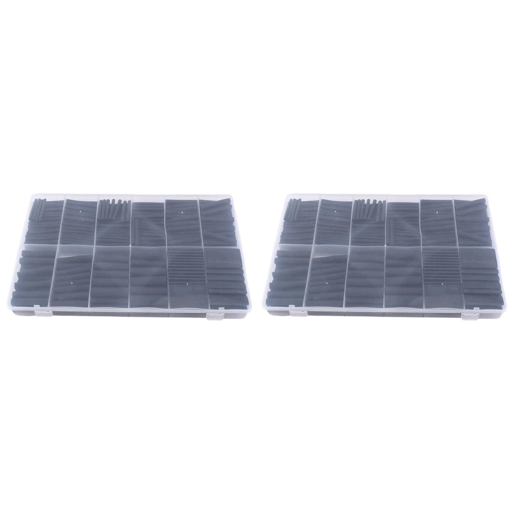 Jnchdghwa Black 800 Pcs Heat Shrink Tubing Kit-3:1 Ratio Adhesive Lined,Marine Grade Shrink Wrap - Industrial Heat-Shrink Tubing
