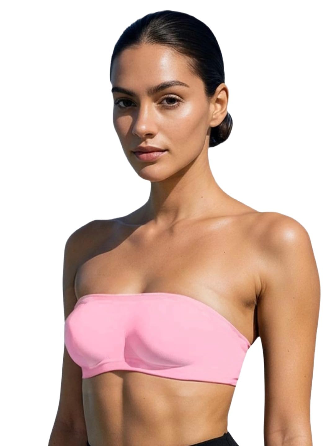 Women Pack of 1 Bandeau Full Coverage Strapless Bra-image-47