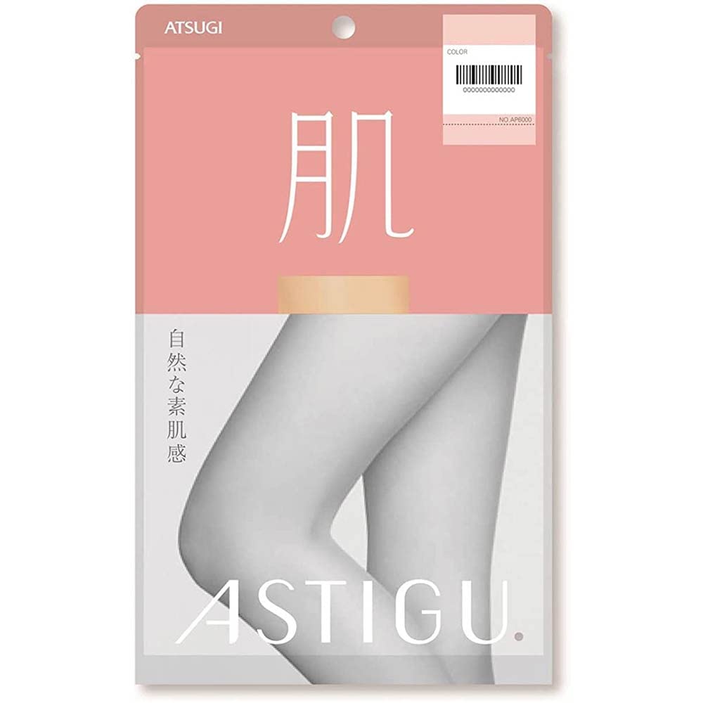 AtsugiAstigu Stocking Hada Skin Feeling Size M - L - 433 Nudi Beige, Nudi Beige, L