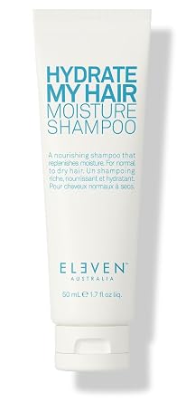 ELEVEN AUSTRALIA Hydrate My Hair Shampoo for Women & Men - Moisturizing, Color-Safe, Anti-Frizz, Nourishing Formula for Dry, Damaged Hair, Protects Against Heat & Environmental Damage