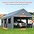Carports 12X20 Heavy Duty?Portable Car Port Garage?Carport Canopy with Side Doors?Outdoor Car Shelter All Weather