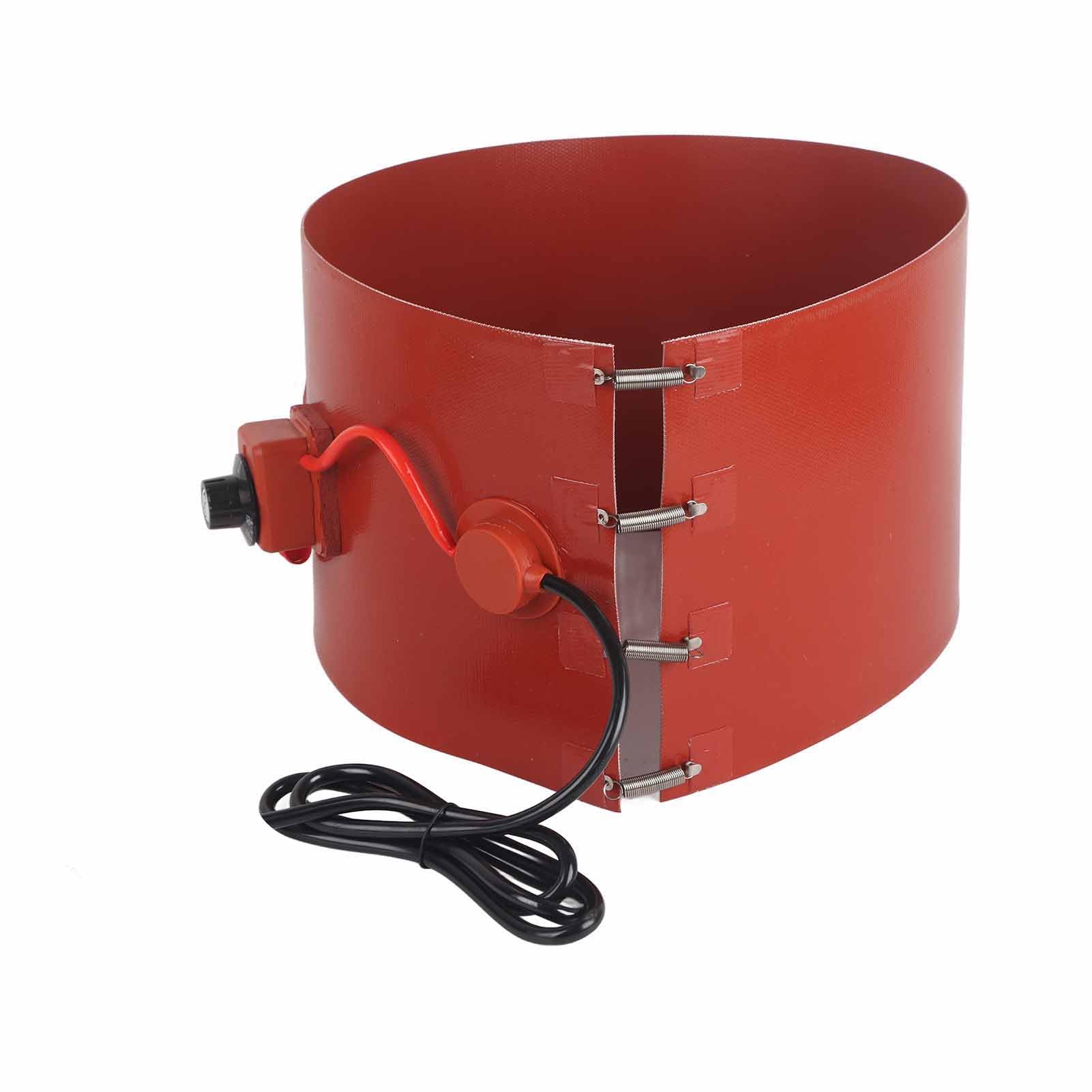 Ceinture Chauffante pour F t de 60 L Coussin en Silicone 250 x 1140 mm avec Ressort lastique Thermostat R glable 30 150 Pour R servoirs et Tuyaux Prise UE 220 V