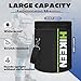 Hikeen Premium Hockey Puck Bag Holds up to 50 Pucks for Hockey Training,Waterproof Puck Bag with Adjustable Shoulder Strap for Hockey Pucks & Accessories