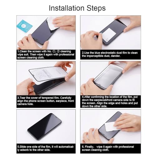 Image of ScreenUp Tempered Glass Compatible With Google Pixel 9 Pro XL - Ultra Clear, 9H Scratch Resistant, Full Coverage, Easy Install Screen Protector