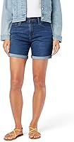 Levi Strauss Signature Gold Women's Mid-Rise Stretch Denim Shorts - Plus Size, Curve-Hugging Fit