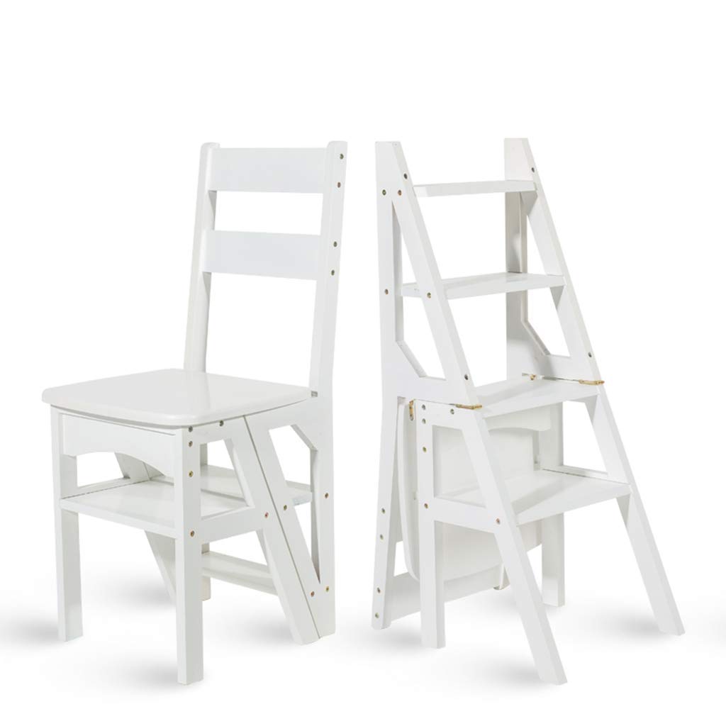 Tabouret haut escabeau en bambou solide multifonction pour salle de bains