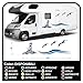 adesivi per CAMPER grafica in vinile adesivi decalcomanie Set Camper Van RV Caravan roulotte adesivi kit completo - grafica 20 (COLORI COME IN FOTO)