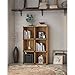 kathy ireland Office by Bush Furniture Ironworks 6 Cube Bookcase in Vintage Golden Pine