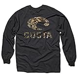 Costa Men's Realtree Max-4 Camo Long Sleeve T-Shirt Black L