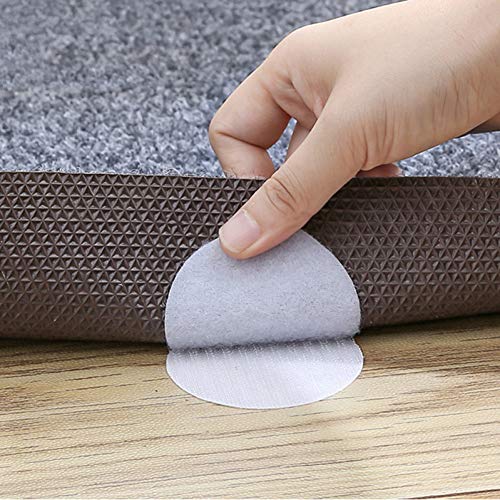 LNWSXB 10 Pairs Seamless Double-sided Fixed Velcro Adhesive Sofa Sheets Carpet Tablecloth Anti-running Anti-slip Floor Velcro