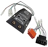 2-Kanal-Adapter-Verstärker Aerzetix: Adapter Kabelbaum Kabel ISO Cinch für Verstärker amplifacteur Autoradio C16578