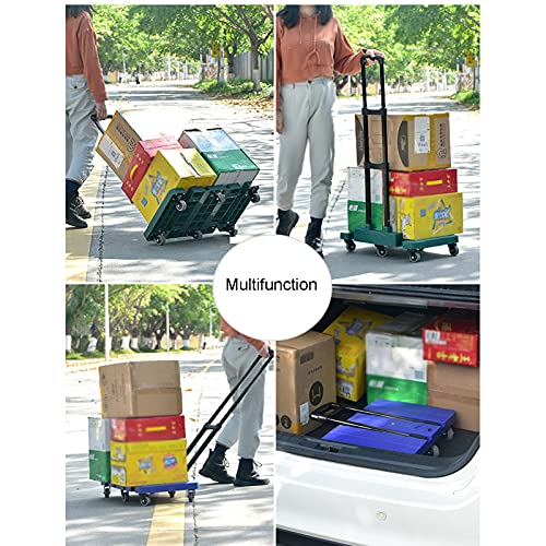 Carretilla plegable de mano con 6 ruedas 100kg miniatura 5