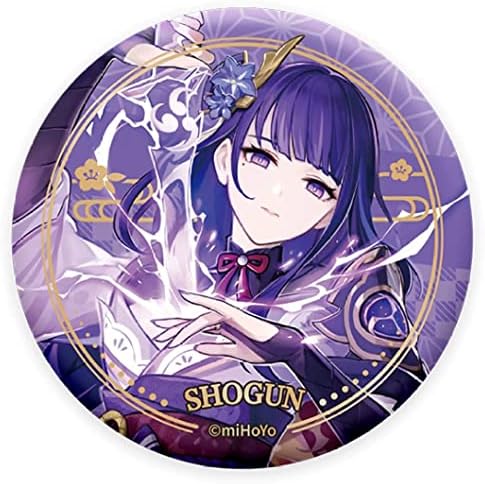 原神 周年記念シリーズ 缶バッジ Genshin 三周年雷電将軍-fantasy