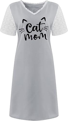 Miniatura 3 de OJinShaWanO Beach Vacation Dress for Women Lace Stitching V Neck Short Sleeved Dress Casual Dress with Short Sleeves