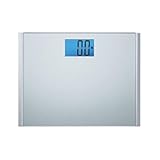 Precision Plus Digital Bathroom Scale, 440 lb Capacity, Ultra-Wide Platform with Step-On Technology, Accurate Body Weight Scale, Grey