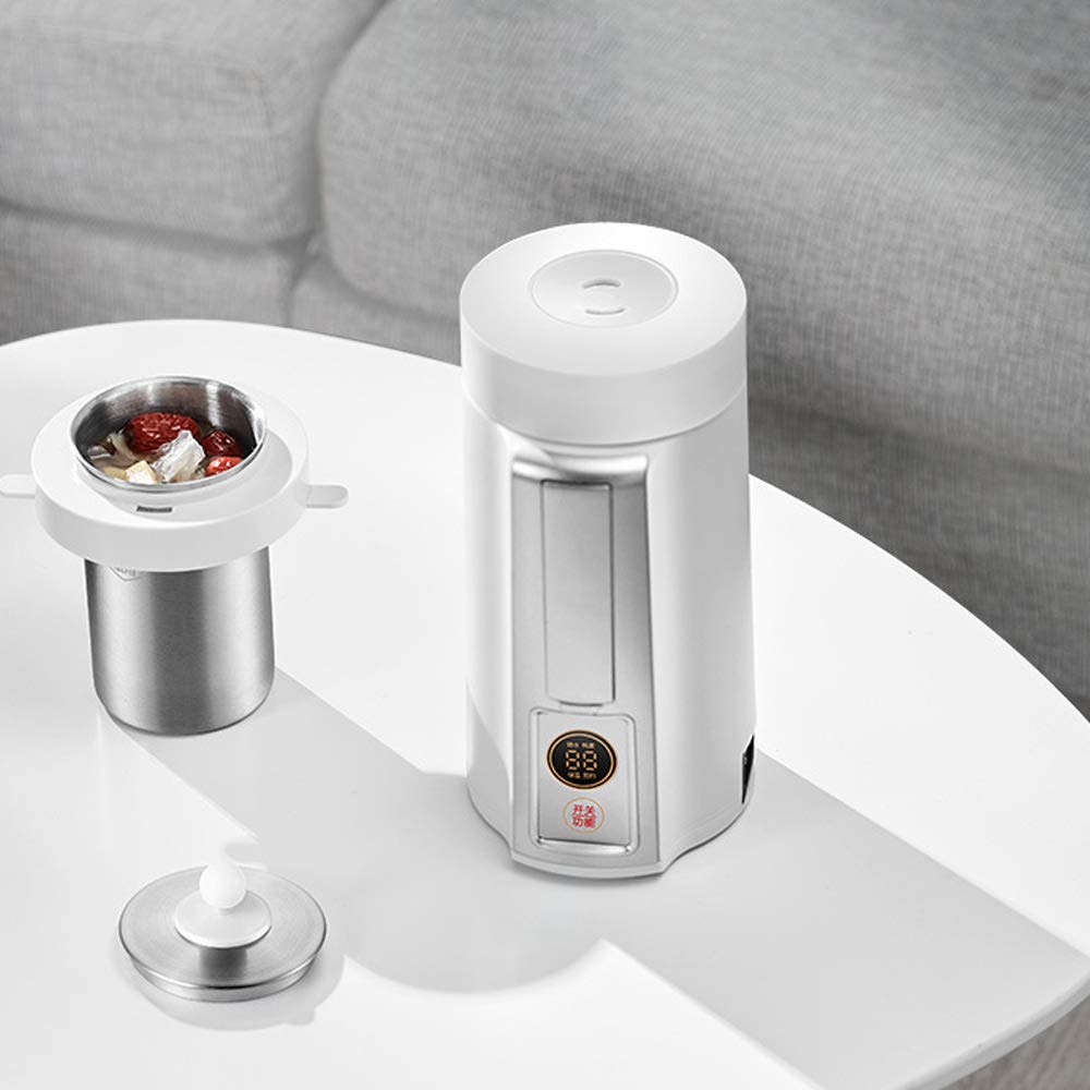 Portable Electric Kettle 110V 600W Travel Water Boiler Tea Heater 304 Stainless Steel 600ML Mini Electric Kettle Fast Boil Automatic Power Off