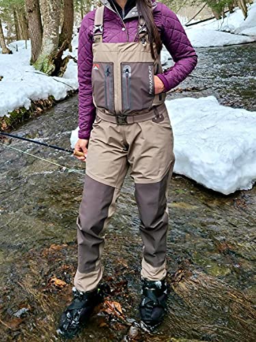 Image of Paramount Outdoors Whetstone Breathable Split Pocket Fly Fishing Chest Wader