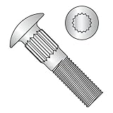 5/16-18 x 1 1/4' Ribbed Neck Carriage Bolts / 18-8 Stainless Steel (Quantity: 300 pcs)