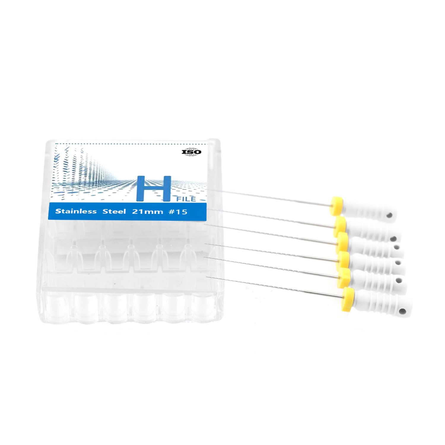XUX Endo H-File 21 mm 25 mm Edelstahl Endodontische Feilen #15 Drehfeilen