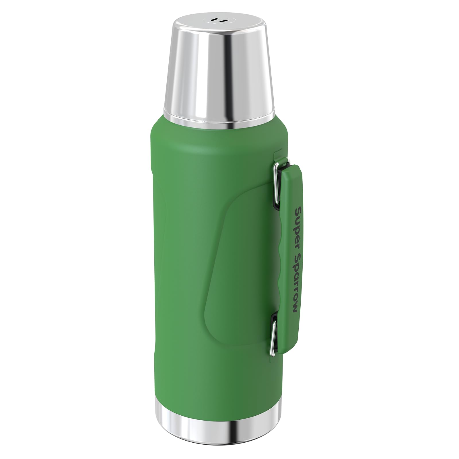 Super Sparrow Stainless Steel Water Bottle, 2L, Wide Mouth Vacuum Insulated Flask, BPA-Free ThermosBottle