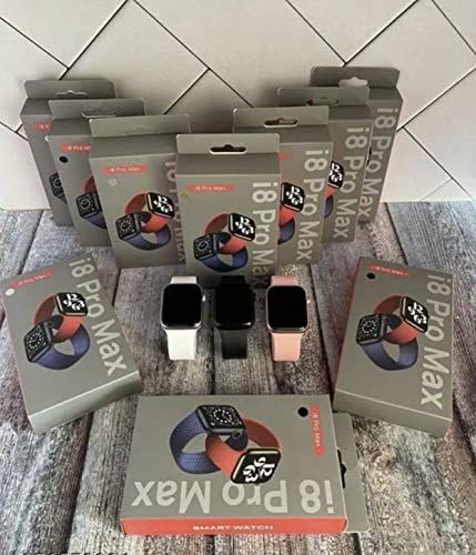 FLYSPACE-i8-Pro-Max-Touch-Screen-Bluetooth-Smartwatch-with-Activity-Tracker-Compatible-with-All-3G4G5G-Android-iOS-Smartphones-Black