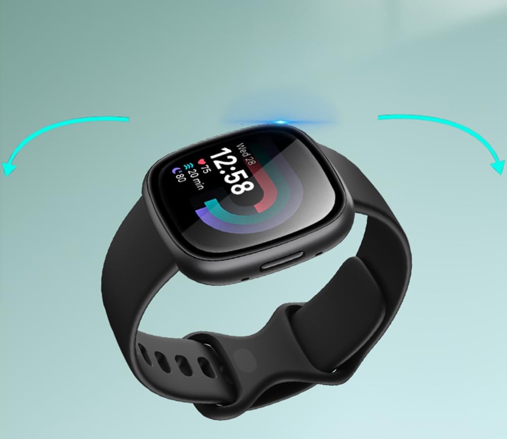 Kepuch Screen Protector Compatible for Fitbit Versa 4 - Composite Membrane 2 Pack