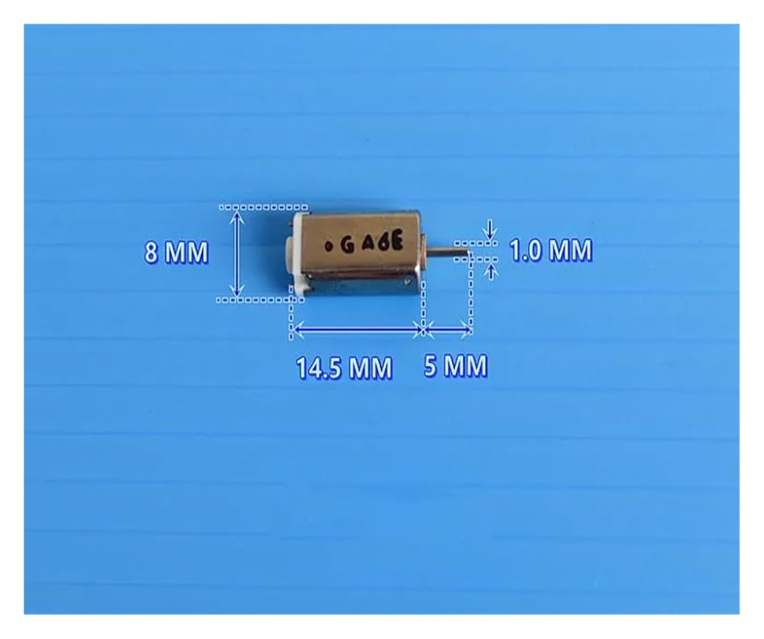 10pcs/lot, 6 * 8 * 15mm DC Electronic Starter 3V 3.7V 27000rpm high Speed Metal Brush Electronic Starter~