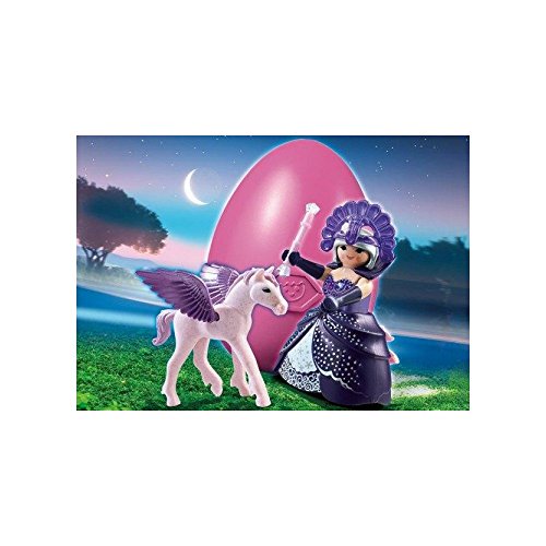 PLAYMOBIL 6837 oeuf de Paques Reine des etoiles avec bebe cheval aile Neuf - vue 4