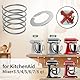 4 Stück Edelstahl Federn mit Unterlegscheibe passend für kitchenaid mixer Aid Standmixer 3.5/4/5/6/7/8Qt Kitchen Aid Zubehör