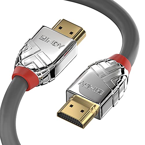 LINDY 37873 3m High Speed HDMI Kabel, Cromo Line, anthrazit