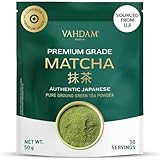 VAHDAM, Matcha Premium Thè Verde, 50g | Pregiato Matcha Premium in Polvere da Uji, Giappone | Gusto Morbido ed Equilibrato | Perfetto per Tè, Latte e Frullati