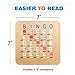 GSE Games & Sports Expert 5Ply Stitched Shutter Bingo Cards, Finger-Tip Shutter Slide Bingo Cards, Easy-Read Large Print Bingo Cardboard with Sliding Windows (200-Pack)