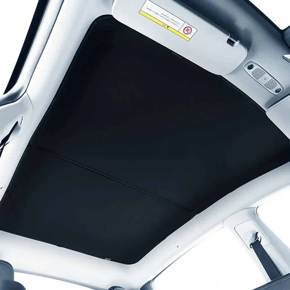 Car Window Shade for Tesla for Model 3 Car Glass Roof Sun Protection Sunroof Covers Sunroof Front Rear Glass Skylight Summer Cooling Roller Shades