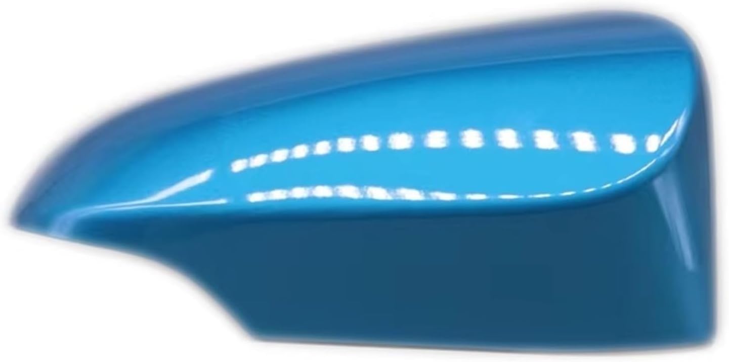 Rearview Wing Mirror Cover for C-Hr 2016 2017 2018 2019 2020 2021 Car External Rearview Mirror Cover Cap Shell Mirror Housing Lid (Blue LH)