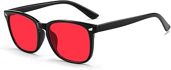 Blue Light Glasses Red Lens Screen Glasses for Computer Use Men Women