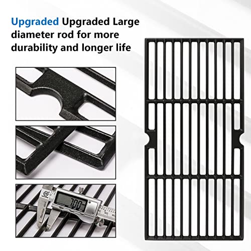 Utheer Cast Iron Grill Grates Fit Oklahoma Joe's Longhorn Comb Charcoal/Gas Smoke 12201767,14201767, Fit Oklahoma Joe's Longhorn 18202083,16202046,15202029 Cast Iron Grill Cooking Grids, 4 Pack #TOP5