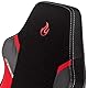 NITRO CONCEPTS X1000 Gaming-Stuhl - Bürostuhl Ergonomisch – Schreibtischstuhl - Drehstuhl mit Rollen - Gaming Sessel - Gaming Chair Pc - Stoffbezug - Belastbarkeit 135 kg – Schwarz/Rot