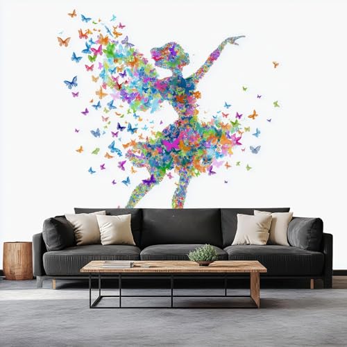 Albo Fondo de Pantalla PanoráMica 3d, Sencillo Elegante Animales Hada Fotomurales Mural 200 x 140 cm (An x Al) – Decoración de Pared Para Sala Cuarto Oficina y Salón