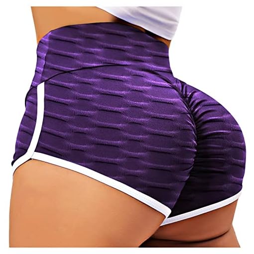TZLDN Scrunch korte legging voor dames, push-up hoge taille, fietsbroek, legging, hardloopbroek voor sport, yoga…