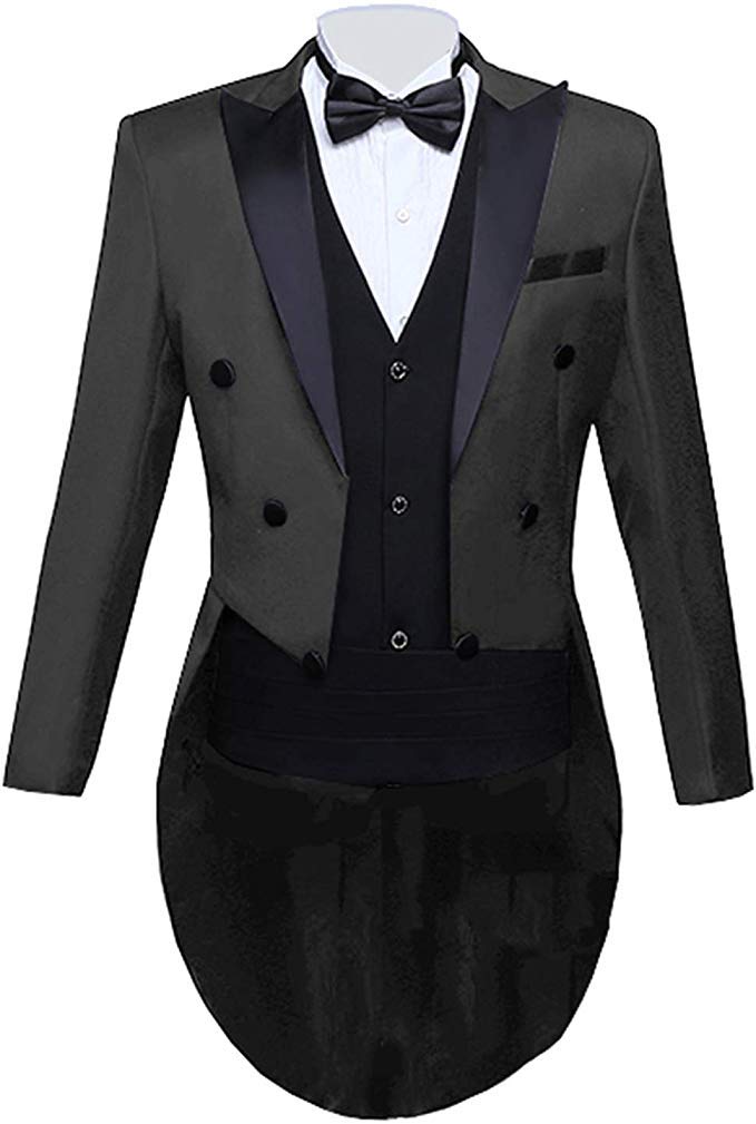 Slim fit Tailcoat sposo abiti dentellato risvolto uomo giacca smoking matrimonio