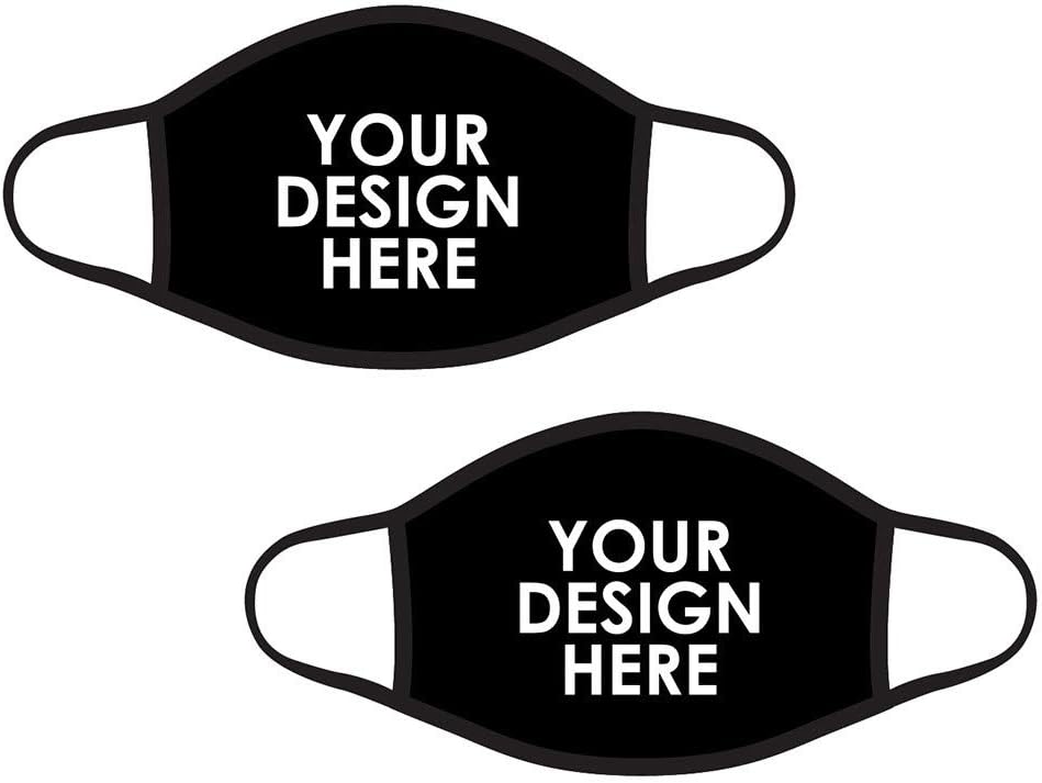 2 Pack Custom Design & Text Mask Print Your Own Design Unisex Male Female Reusable Personalized Anti Dust