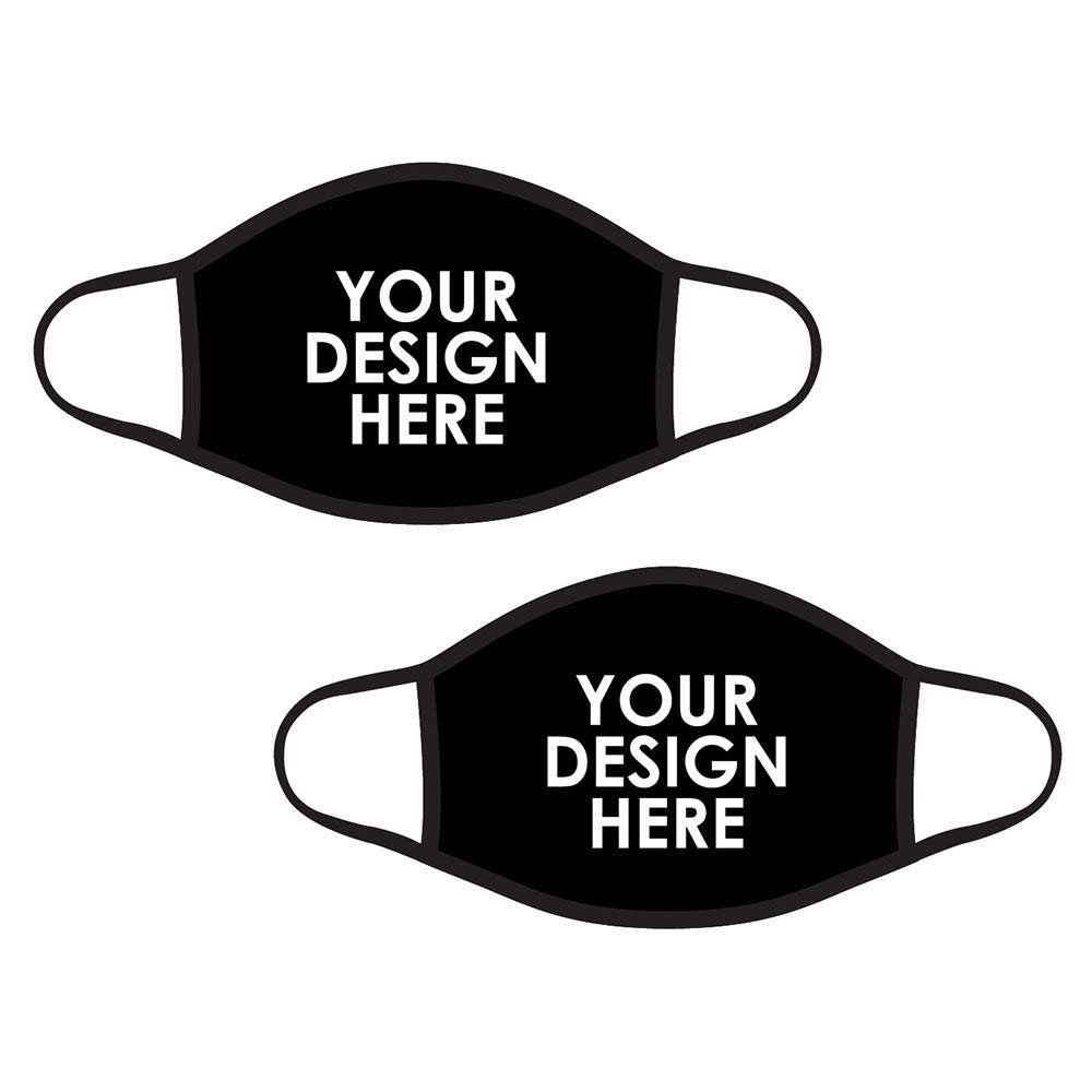 2 Pack Custom Design & Text Mask Print Your Own Design Unisex Male Female Reusable Personalized Anti Dust