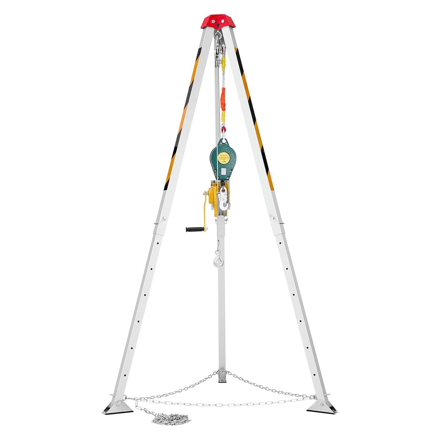 DowPie Aluminum Telescopic Confined Space Support Tripod Kit 1200lbs